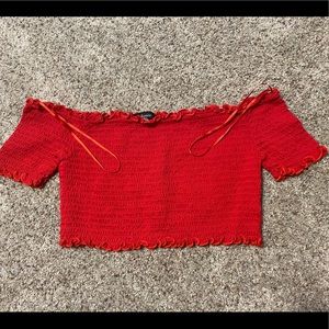 Bundle of 3 off the shoulder crop tops